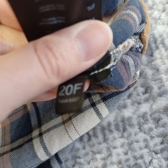 Kuhl Womens Tess Flannel Long Sleeve Shirt Snap Button Sz L Corduroy Cuffs Gorpc - Picture 7 of 13